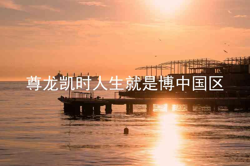 尊龙凯时人生就是博中国区